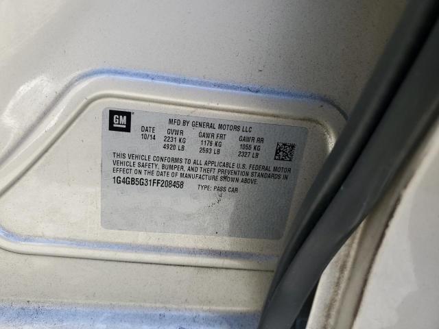 1G4GB5G31FF208458 Buick Lacrosse