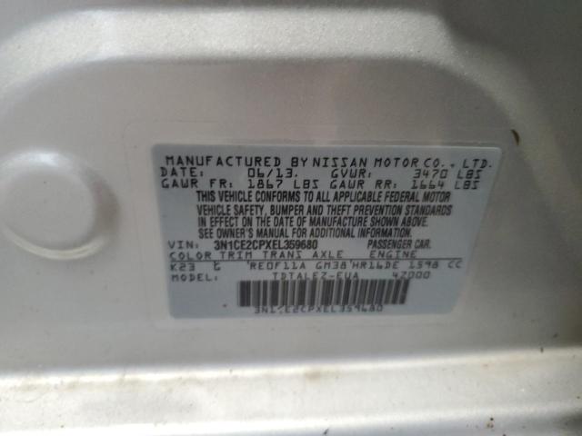 3N1CE2CPXEL359680 Nissan Versa Note S