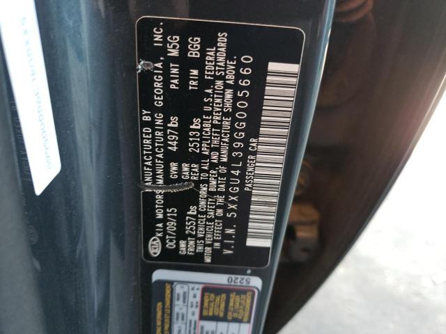 5XXGU4L39GG005660 KIA OPTIMA EX
