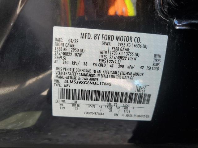 2022 LINCOLN AVIATOR BL 5LM5J9XC6NGL17845