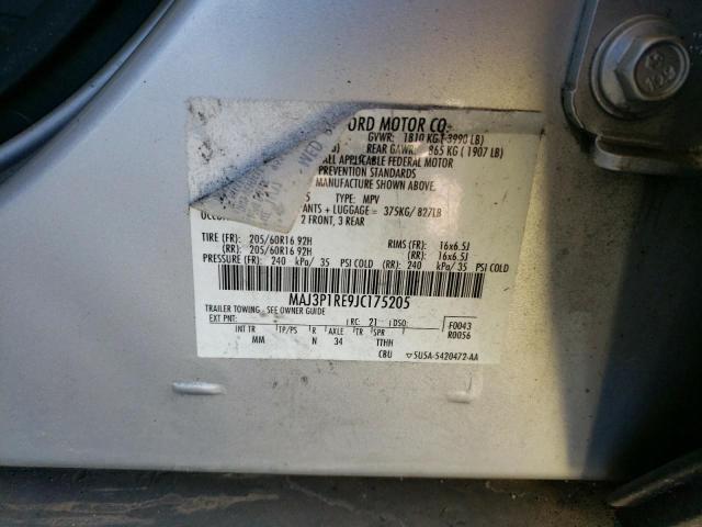MAJ3P1RE9JC175205 Ford ECOSPORT S