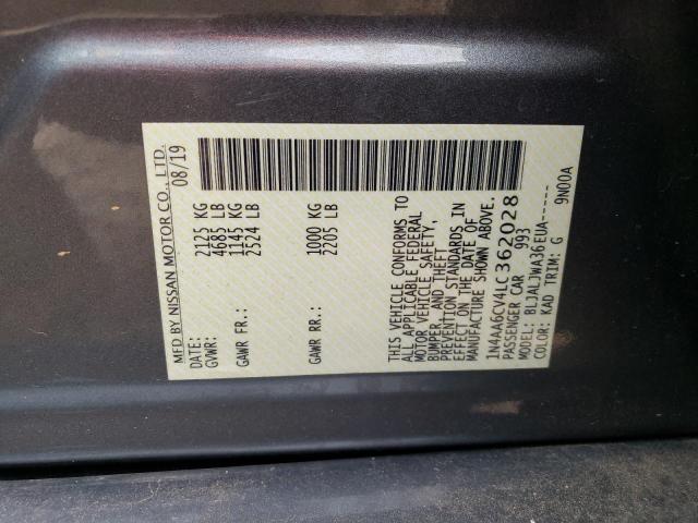 1N4AA6CV4LC362028 Nissan MAXIMA SV