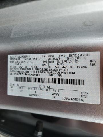 2022 FORD BRONCO 1FMEE5JR6NLA50551