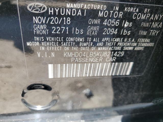 KMHD04LB5KU821429 Hyundai Elantra Sport
