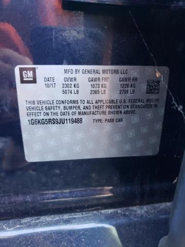 2018 CADILLAC CT6 PREMIU - 1G6KG5RS9JU119488