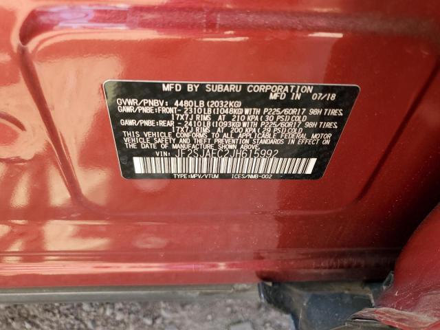 JF2SJAEC2JH615992 Subaru Forester 2.5i Premium