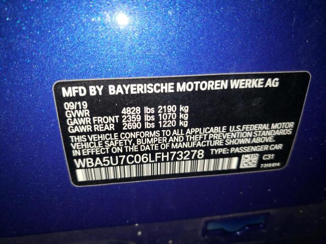 WBA5U7C06LFH73278 2020 BMW M3, photo no. 13