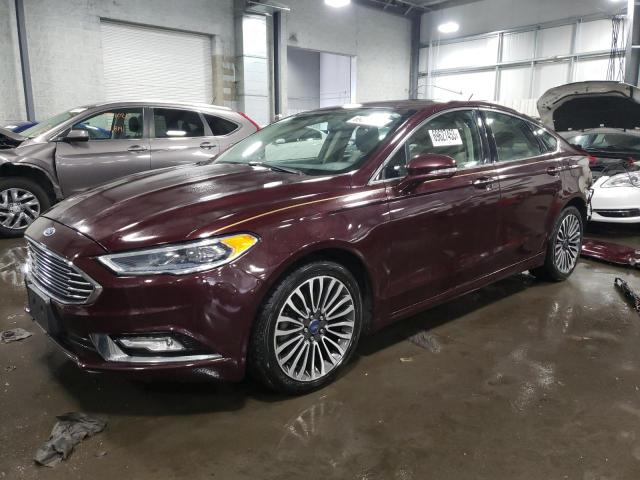 Lot #2158420452 2017 FORD FUSION SE salvage car