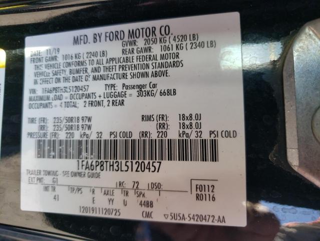 1FA6P8TH3L5120457 Ford MUSTANG