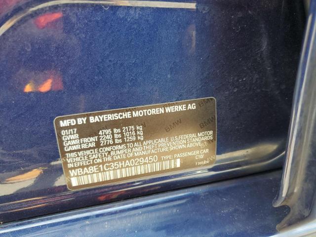 2017 BMW 330E - WBA8E1C35HA029450