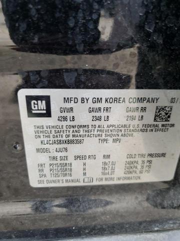 KL4CJASBXKB883587 Buick Encore Preferred
