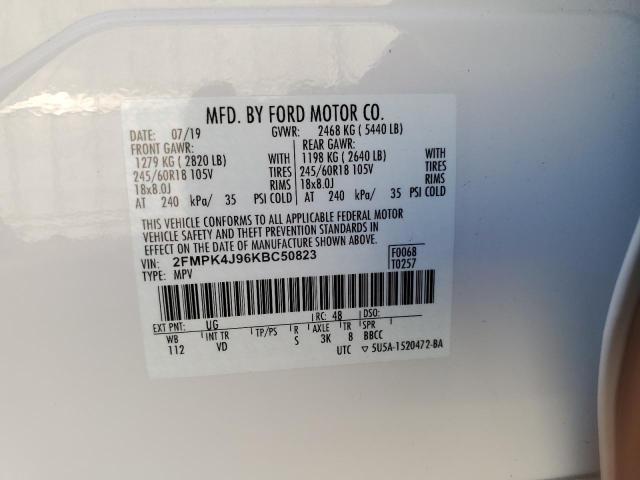 2FMPK4J96KBC50823 2019 FORD EDGE, photo no. 14