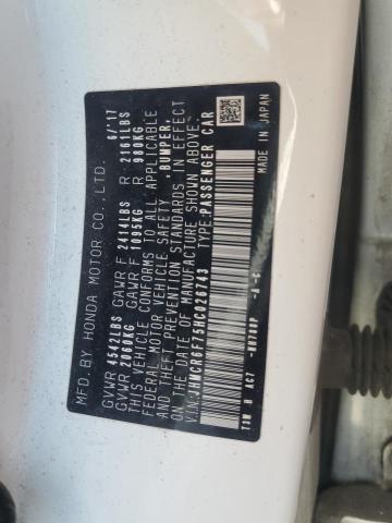 JHMCR6F75HC026743 Honda Accord Touring Hybrid