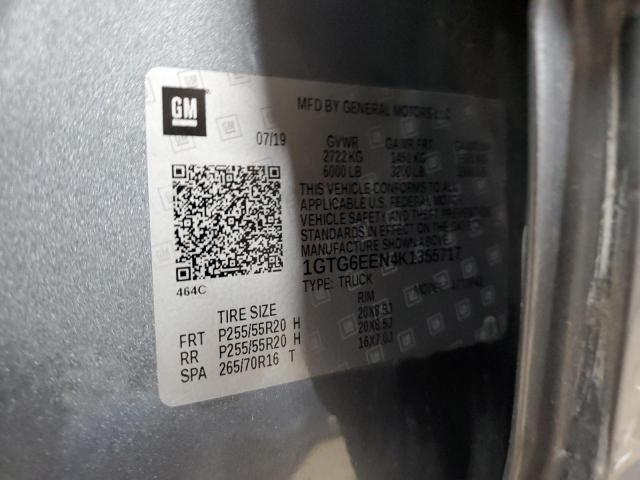 2019 GMC CANYON DEN - 1GTG6EEN4K1355717