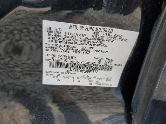 2FMGK5C88EBD03827 Ford FLEX SEL