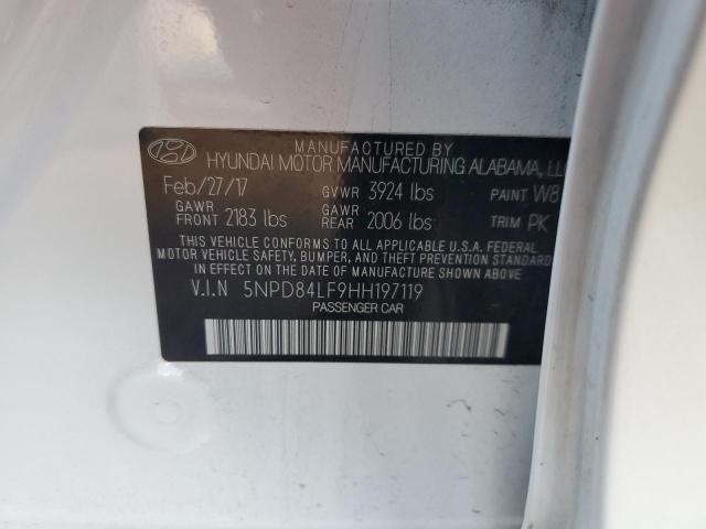 5NPD84LF9HH197119 Hyundai ELANTRA SE