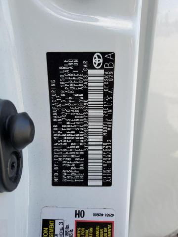 5YFBURHE8JP765790 Toyota COROLLA L