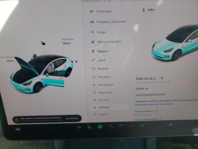 5YJ3E1EA3MF029411 Tesla MODEL 3