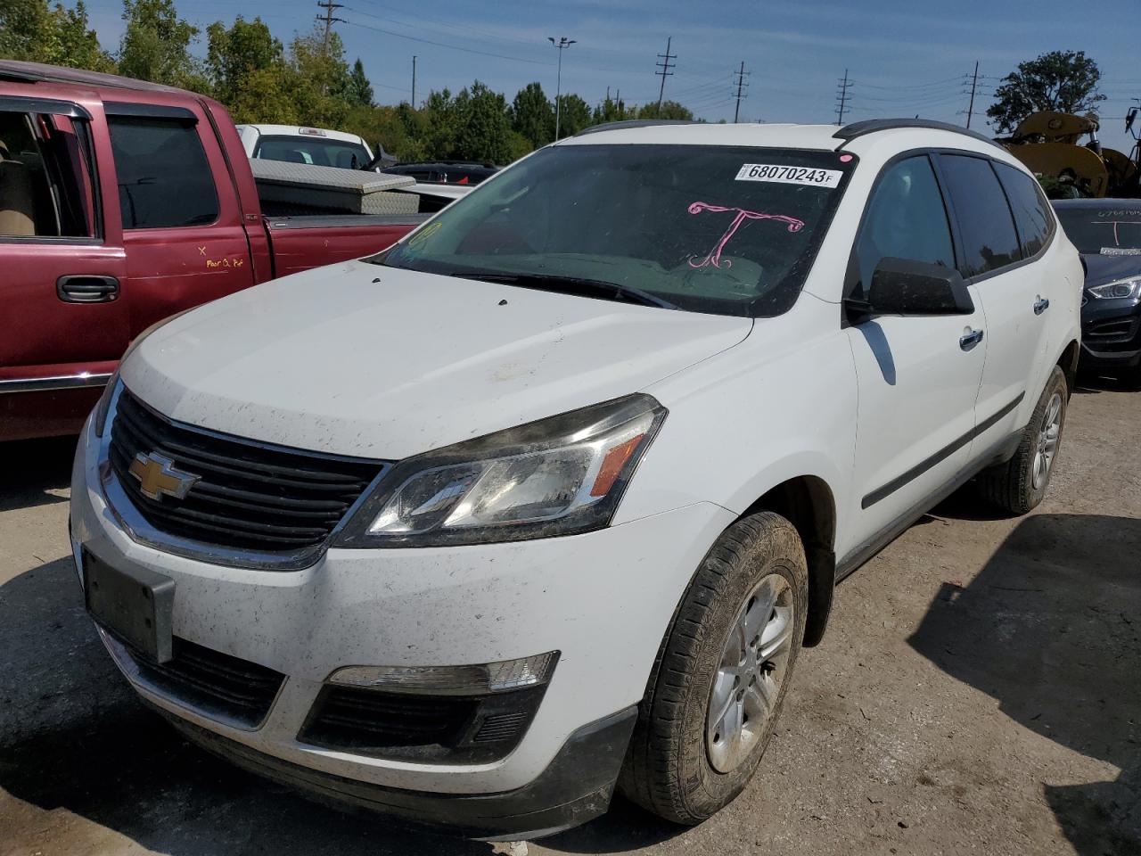 1GNKRFKD8GJ133604 2016 Chevrolet Traverse Ls