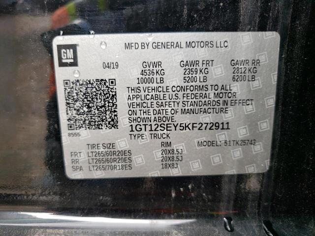 1GT12SEY5KF272911 GMC Sierra K2500 Denali