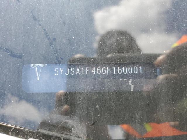 5YJSA1E46GF160001 Tesla MODEL S