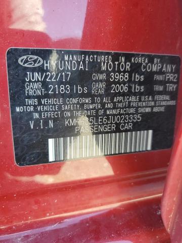 KMHH35LE6JU023335 Hyundai ELANTRA GT