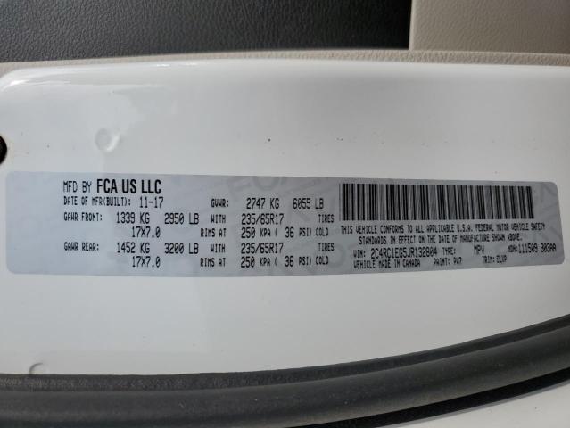 2C4RC1EG5JR132804 2018 CHRYSLER PACIFICA, photo no. 13