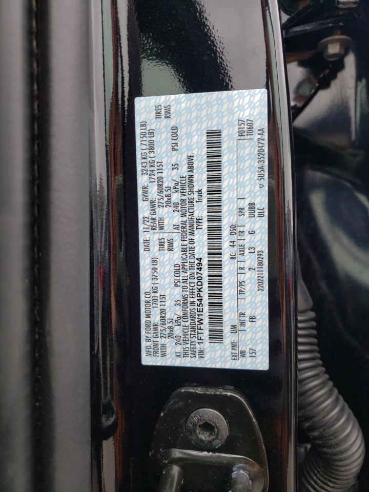 1FTFW1E54PKD07494 FORD F-150 2023
