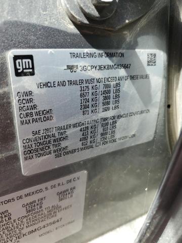 2021 CHEVROLET SILVER 4X4 3GCPYJEK8MG435647