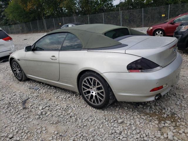 VIN: WBAEK13486CN77822 Auction: COPART Lot: 66743303 Location: IN - CICERO WBAEK13486CN77822 BMW 6 SERIES 2006 SILVER Photo 2