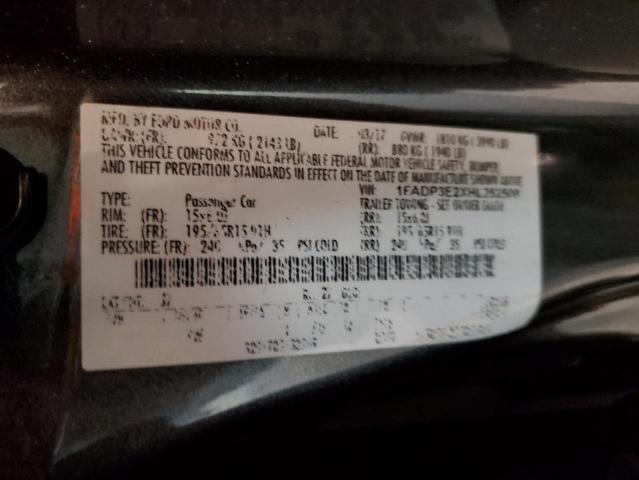 1FADP3E2XHL252508 Ford FOCUS S