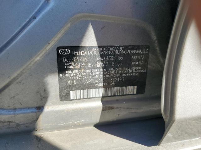 5NPEB4AC3EH862493 Hyundai SONATA GLS