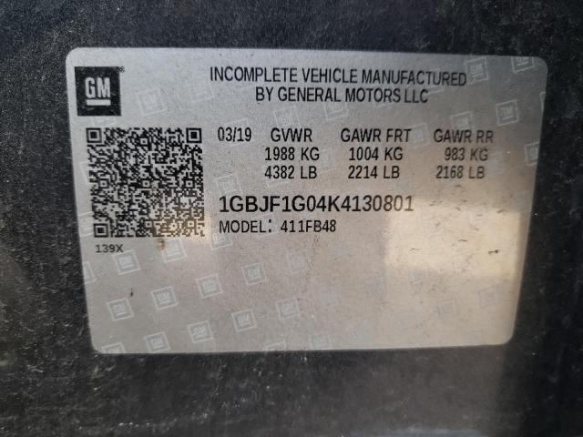 2019 CHEVROLET BOLT EV - 1GBJF1G04K4130801