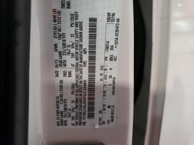 1FMCU9J9XFUC33495 Ford Escape Titanium