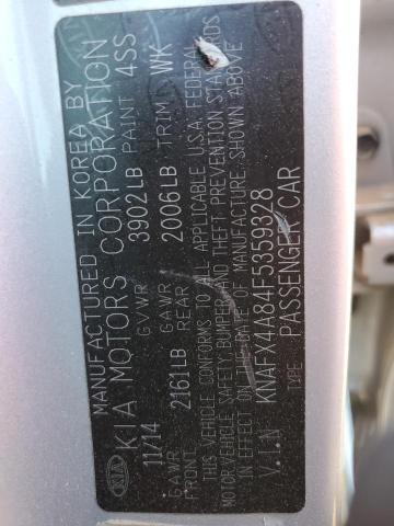 KNAFX4A84F5359328 KIA FORTE EX