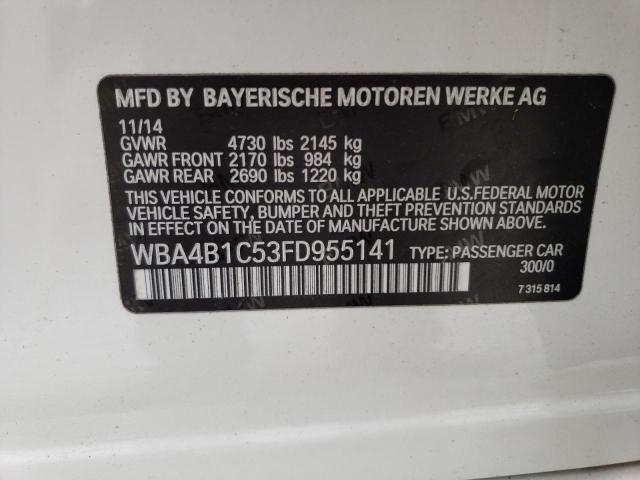 WBA4B1C53FD955141 BMW 435 I Gran Coupe