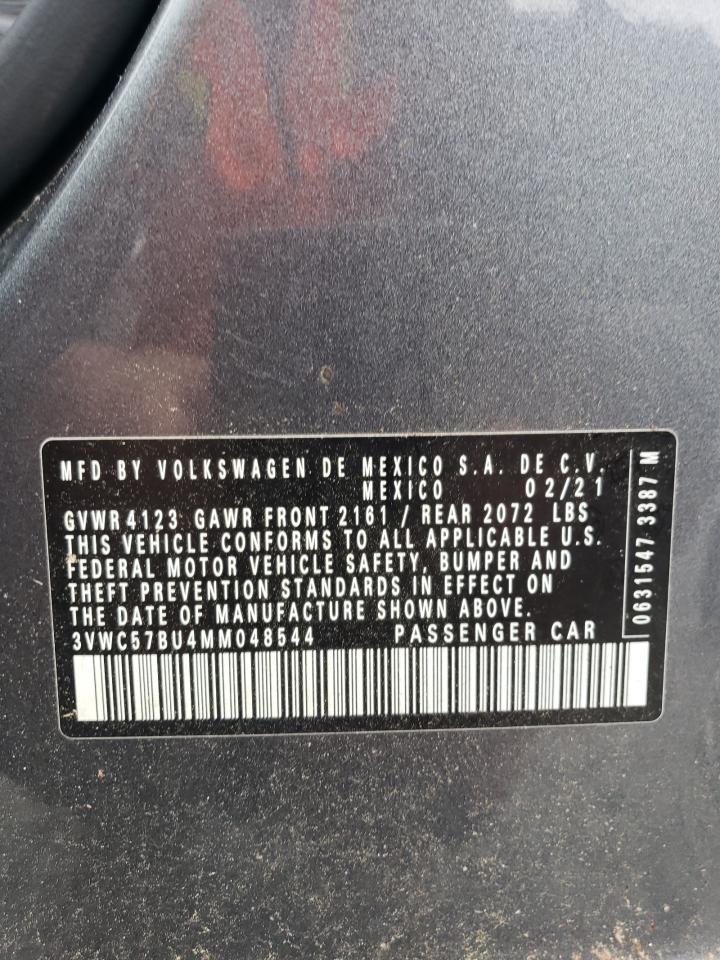 3VWC57BU4MM048544 2021 Volkswagen Jetta S