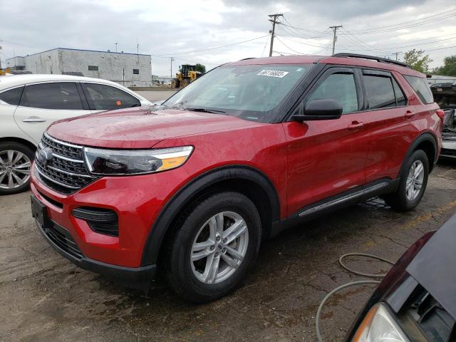 Lot #2147865342 2021 FORD EXPLORER X salvage car