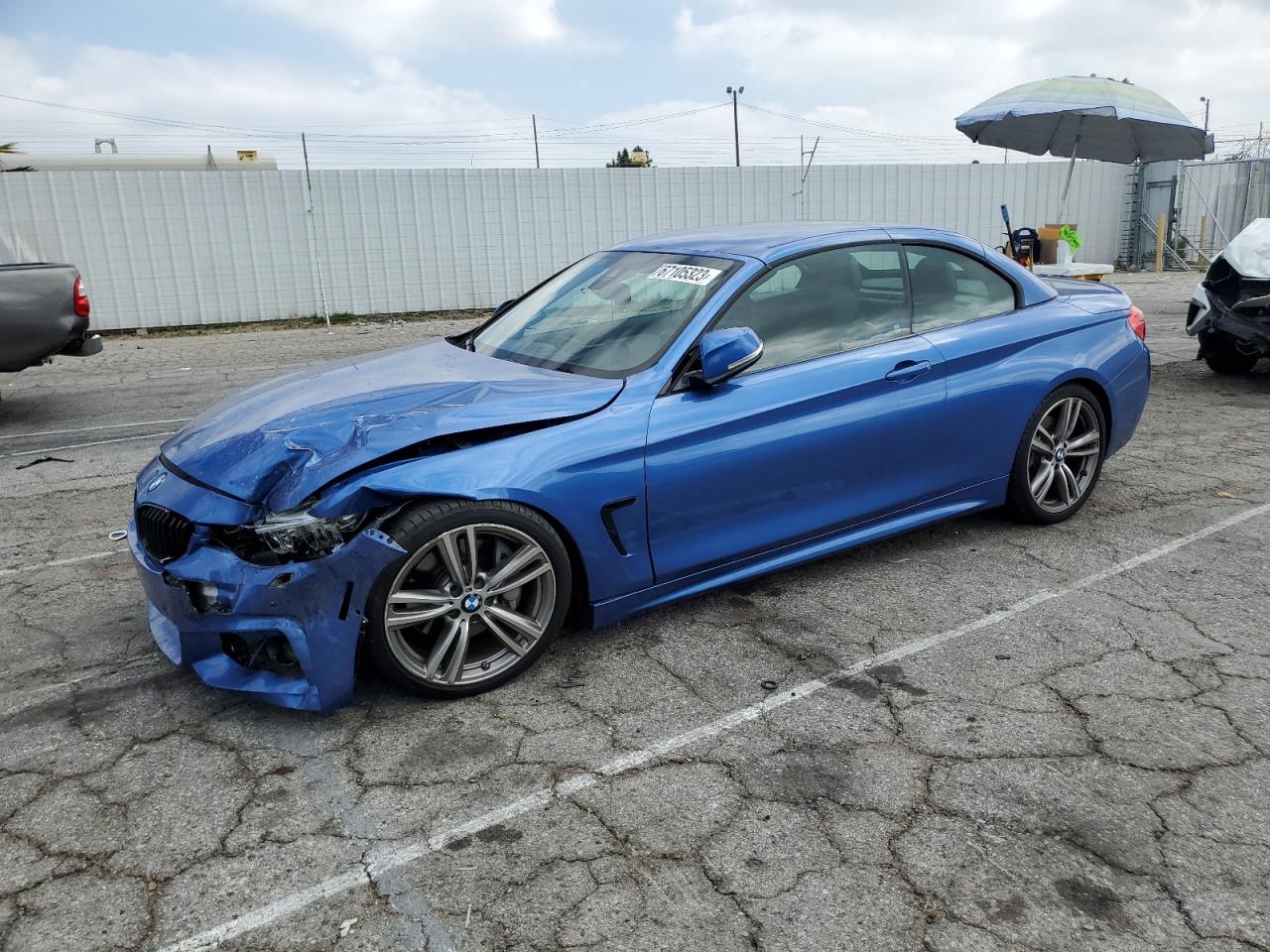  BMW 4 SERIES 2016 Синій