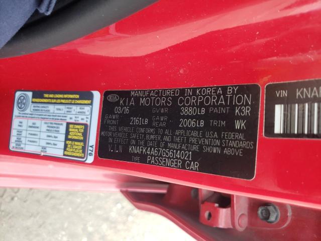 2016 KIA FORTE LX - KNAFK4A67G5614021
