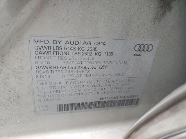 WA1TFAFL1FA045853 2015 AUDI A4, photo no. 13