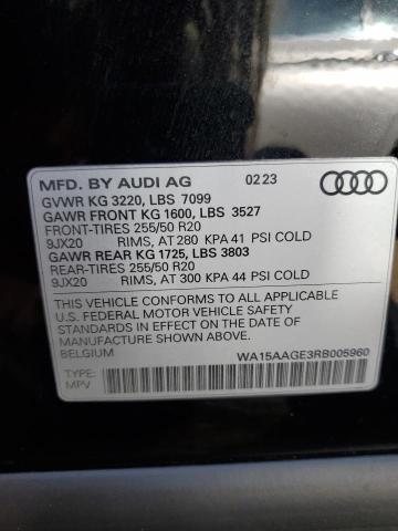 2024 AUDI Q8 E-TRON - WA15AAGE3RB005960