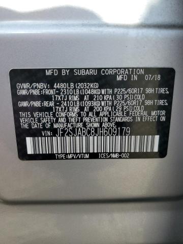 JF2SJABC8JH609179 Subaru Forester 2.5i
