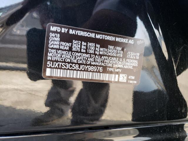 5UXTS3C58J0Y98976 BMW X3 Xdrivem40i