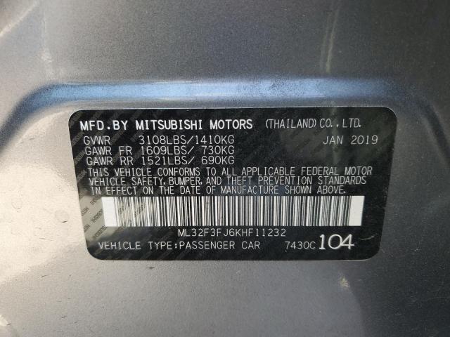 ML32F3FJ6KHF11232 Mitsubishi Mirage G4 Es