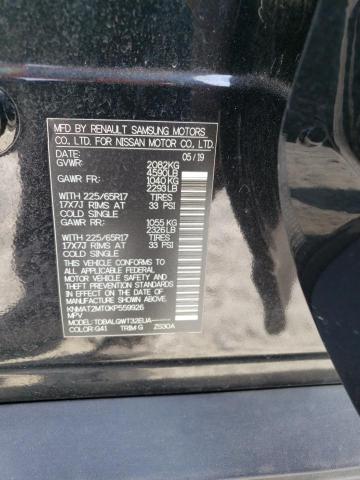 KNMAT2MT0KP559926 Nissan ROGUE S
