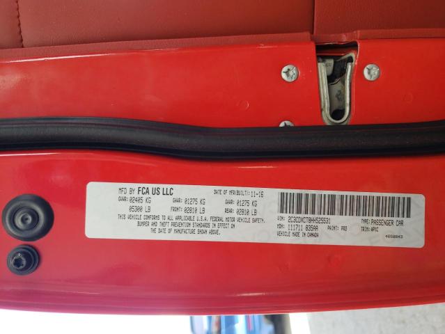 2C3CDXCT8HH525531 Dodge CHARGER R/T
