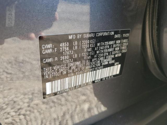 4S4BTAFC8N3162483 Subaru Outback Premium