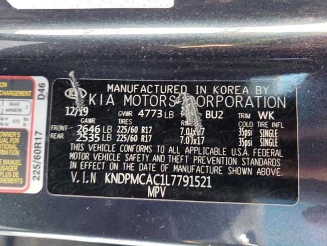 KNDPMCAC1L7791521 KIA Sportage Lx