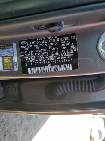 5XYKW4A77EG536942 KIA SORENTO SX